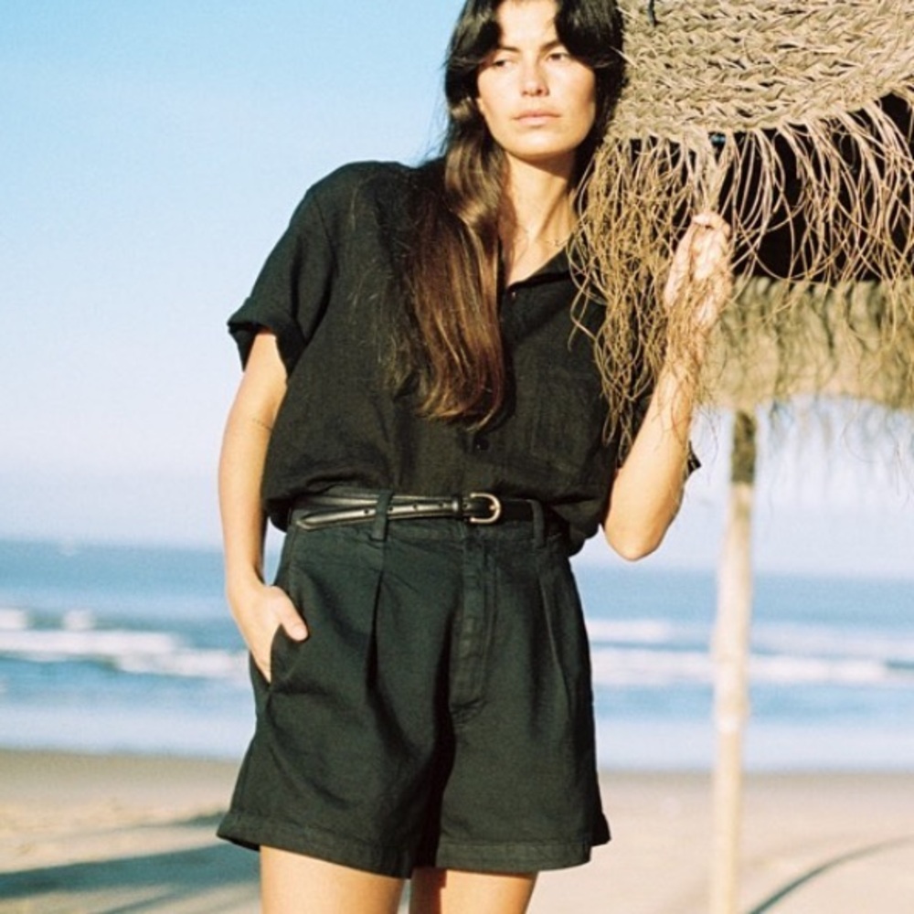 OZMA Black Women's Shorts - Picture 2 of 10